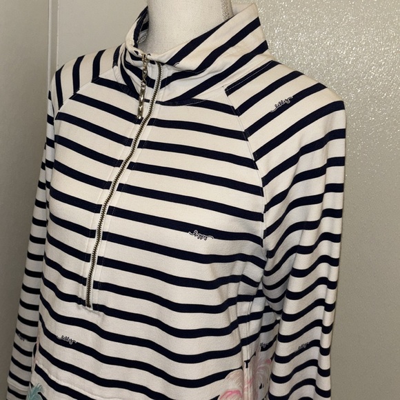Lilly Pulitzer Skipper Popover- Desert Palm Stripe - Picture 5 of 14